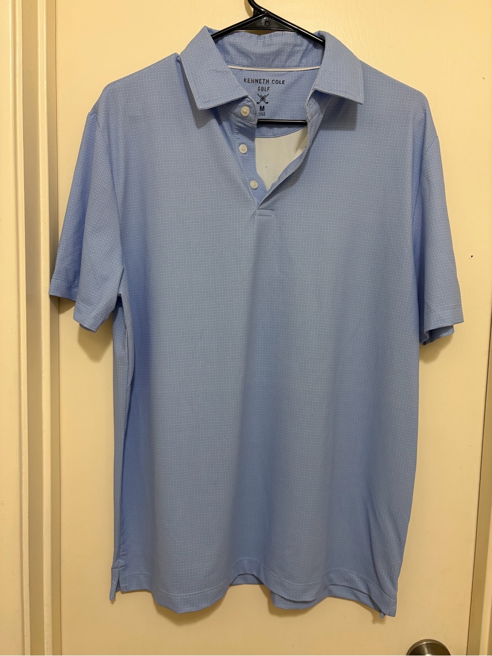 Kenneth Cole Light Blue Men's Performance Polo